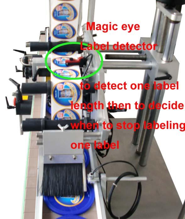 పాలీ బాగ్ ఫ్లాట్ సర్ఫేస్ లేబుల్ అప్లికేటర్ అనుకూలీకరించిన స్వీయ అంటుకునే స్టిక్కర్ CE