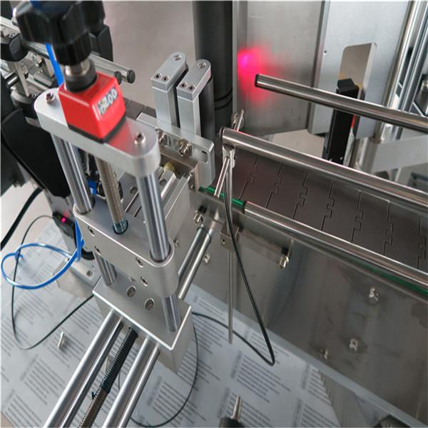 ప్రామాణిక ఆటోమేటిక్ రౌండ్ బాటిల్ లేబులింగ్ మెషిన్ ముందు మరియు వెనుక