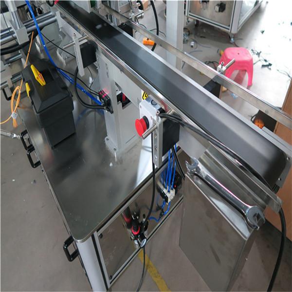 స్క్వేర్ బాటిల్ లేబులింగ్ మెషిన్, డబుల్ సైడ్ బాటిల్ స్టిక్కర్ లేబులింగ్ మెషిన్