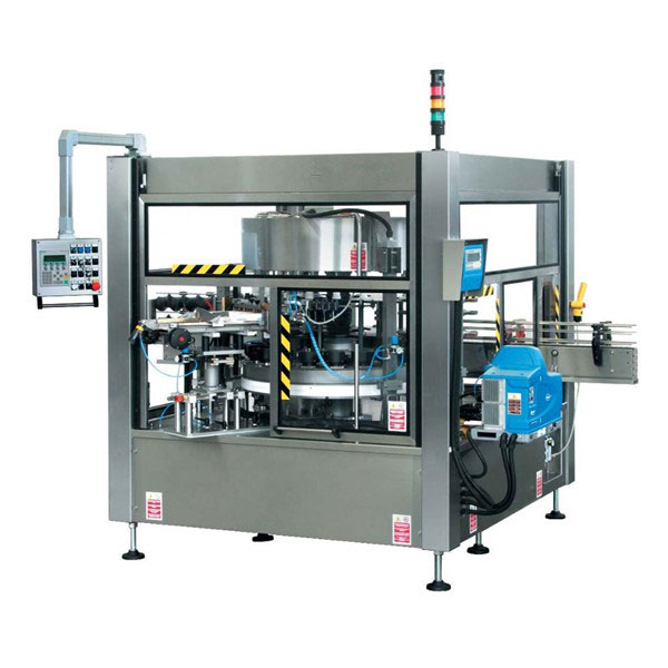 CE పూర్తి ఆటోమేటిక్ బాటిల్ వింగ్డ్ రోటరీ స్టిక్కర్ లేబులింగ్ మెషిన్