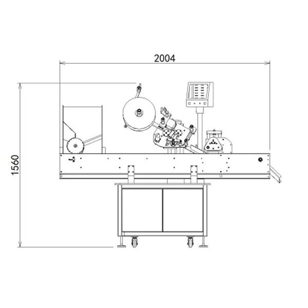 చిన్న బాటిల్ కోసం హై స్పీడ్ పూర్తి-ఆటోమేటిక్ వైయల్ లేబులింగ్ మెషిన్