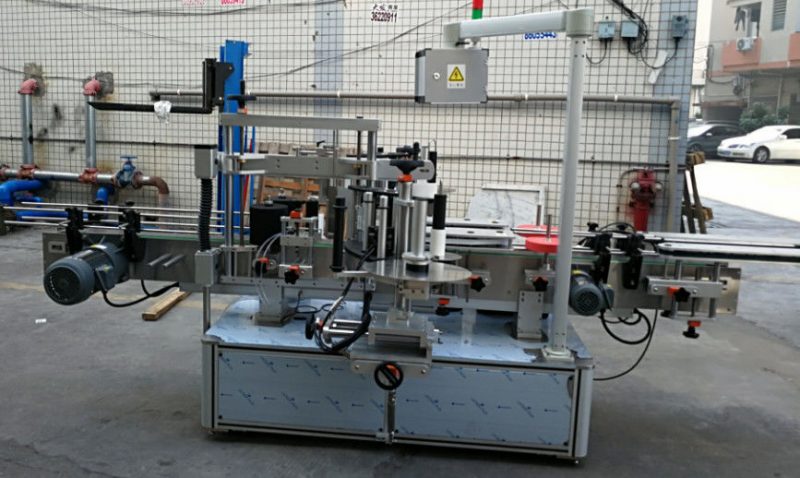 చైనా డబుల్ సైడ్ స్టిక్కర్ ఎలిప్టికల్ ఓవల్ బాటిల్ ఆటోమేటిక్ లేబులింగ్ మెషిన్ 1200W సరఫరాదారు