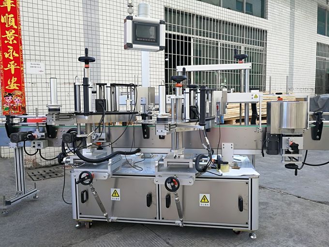 టచ్ స్క్రీన్‌తో రెండు-వైపుల ఫ్రంట్ & బ్యాక్ సెల్ఫ్ అంటుకునే లేబులింగ్ మెషిన్ పూర్తి ఆటోమేటిక్